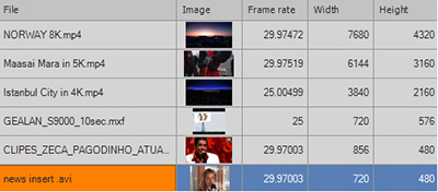 Industry Standard Formats